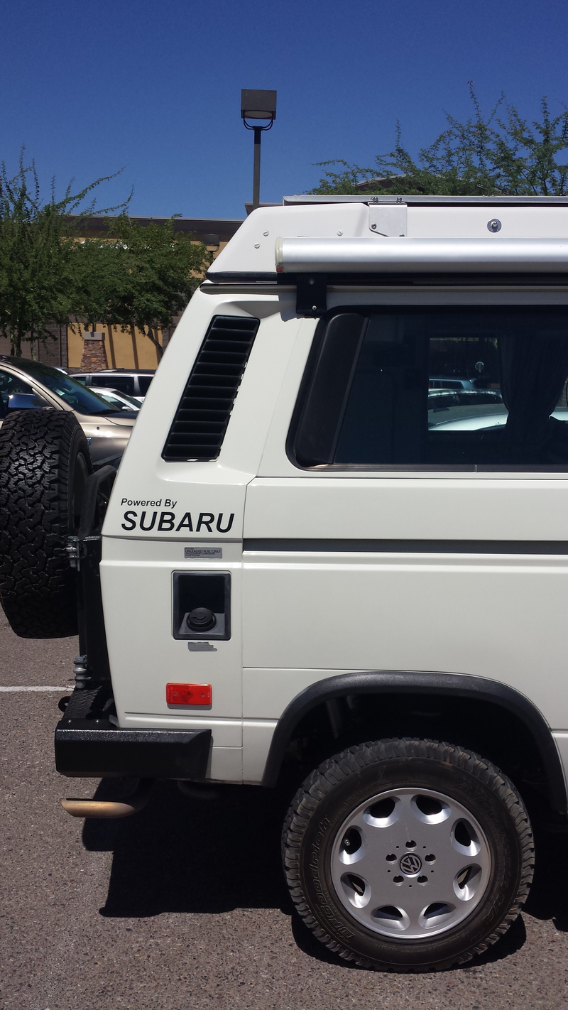 Illustration for article titled Sexy Subaru-powered Vanagon Syncro